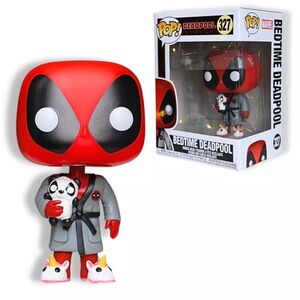 Deadpool Funko Pop Marvel Bedtime #327 Bubble-Head, Figure, Collectible Figurine